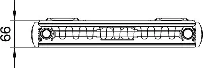 Kermi Flachheizkörper Therm X2 Verteo-Plan-PSN201600301X3K