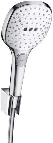 hansgrohe Raindance Select E Brausehalterset 120 3jet mit Brauseschlauch 160 cm-26720000