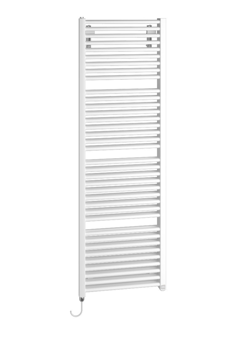 Kermi Bad-Heizkörper Duett E 1188x484mm, weiß (R 9016), ESet WWS links-DUE2012450101XK