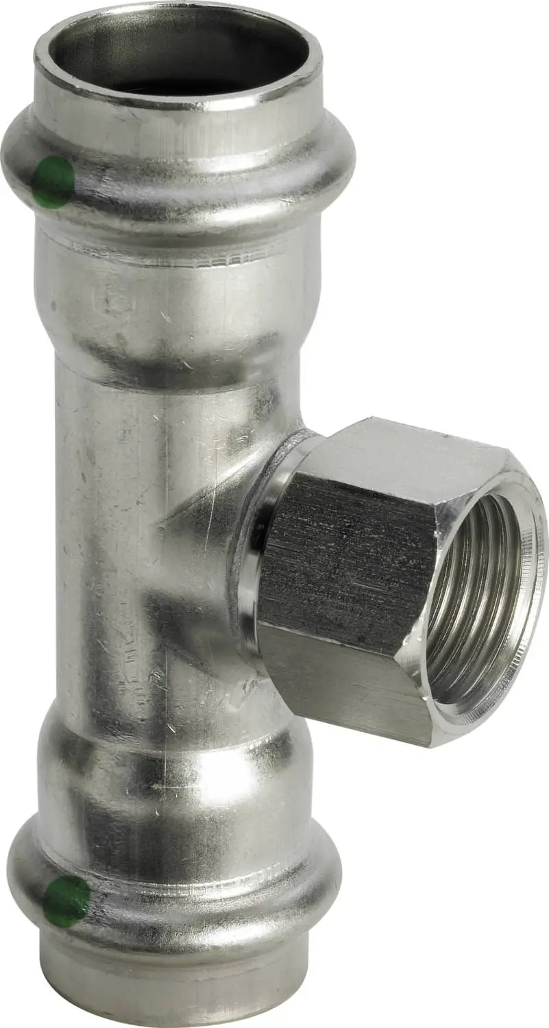 Viega Sanpress Inox 2317.2 T-Stück mit IG-437145