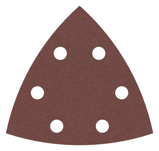 Projahn Schleifpapier für Multitool für Holzoberflächen, Lacke und Farbanstriche, 93 x 93 x 93 mm-66316-040