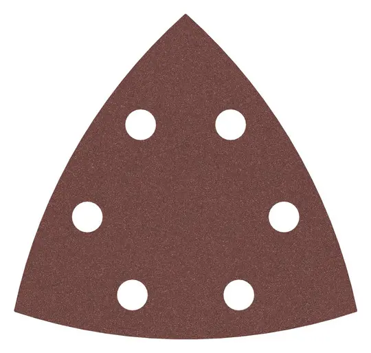 Projahn Schleifpapier für Multitool für Holzoberflächen, Lacke und Farbanstriche, 93 x 93 x 93 mm-66316-040