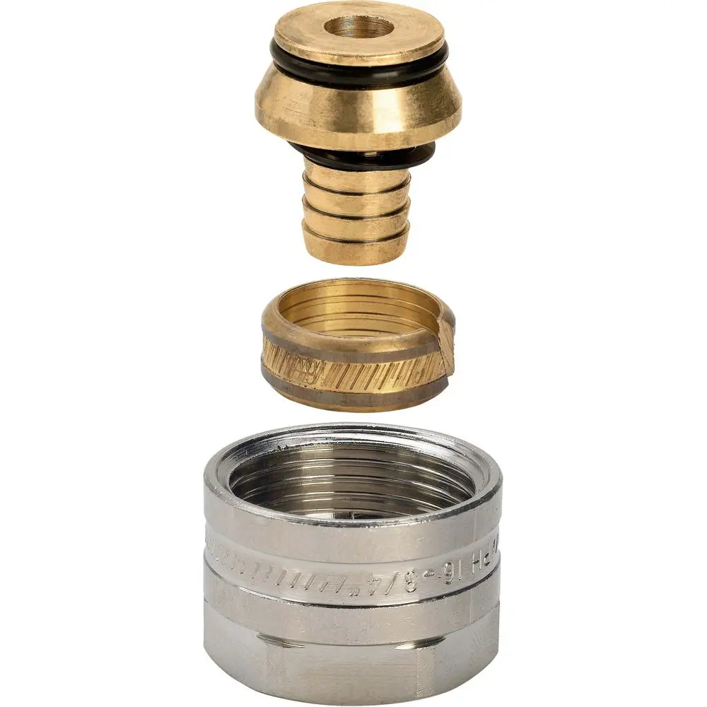 Viega Verschraubung Fonterra 1037 G 3/4 x 17 x 1,7 mm, Messing vernickelt-614539