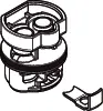 hansgrohe HG Adapter für Kartusche Axor-92186000