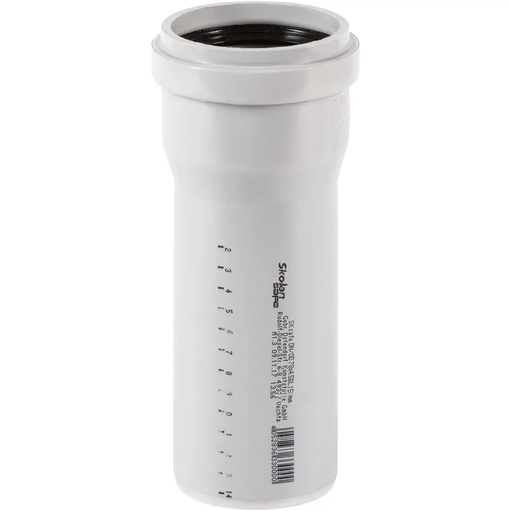 Ostendorf SKOLANsafe-Rohr EM DN/OD 78, 150mm, mit Muffe-333000