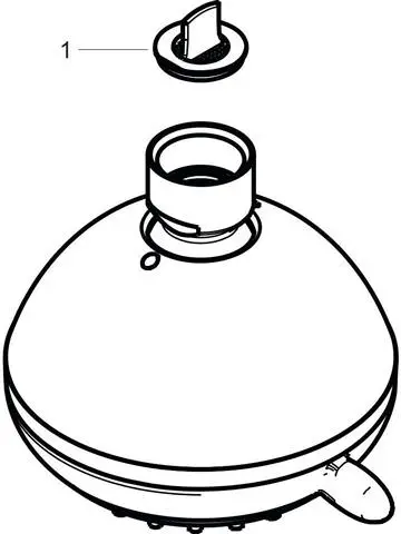 Hansgrohe Kopfbrause Crometta 85 Multi Ø 85 mm, chrom-28425000