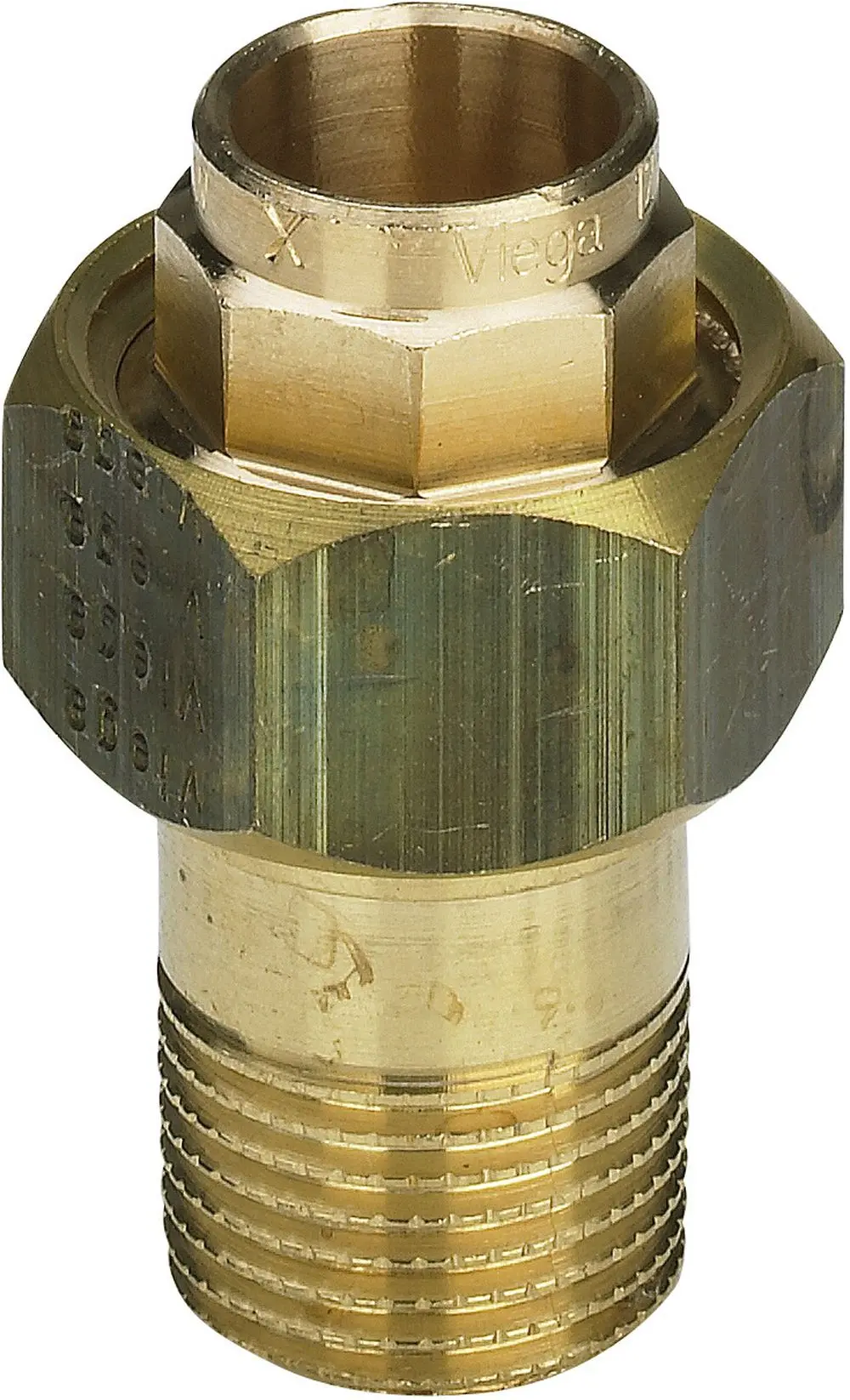 Loet-Rohrverschraubung, konisch dichtend m. 1 Aussengewinde, 15 x 1/2" Nr.4341 G -102128