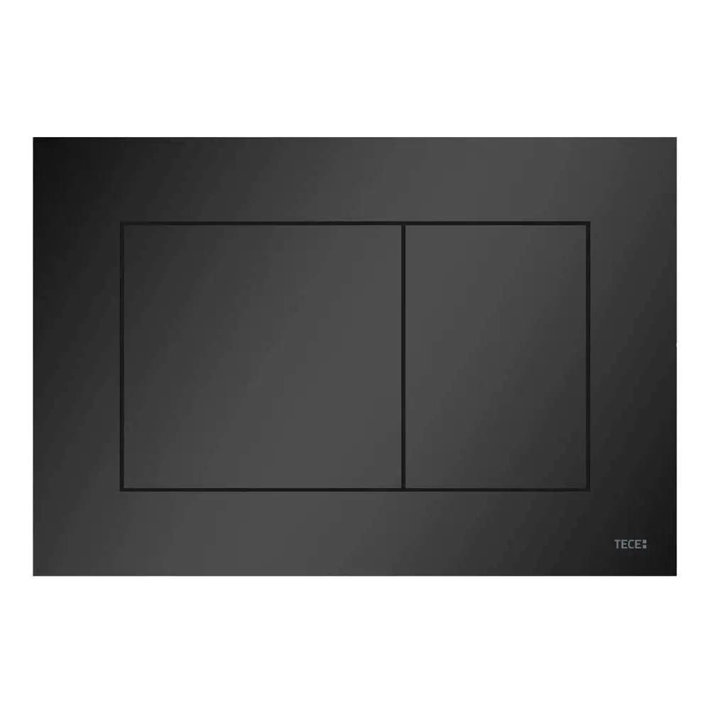 TECE WC-Betätigungsplatte TECEnow schwarz matt, für Zweimengentechnik-9240407