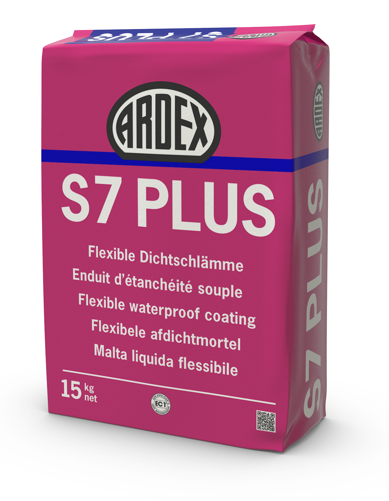 Ardex S 7 Plus W Flex Dichtschlämme, weiß, a 15 kg Sack-46483