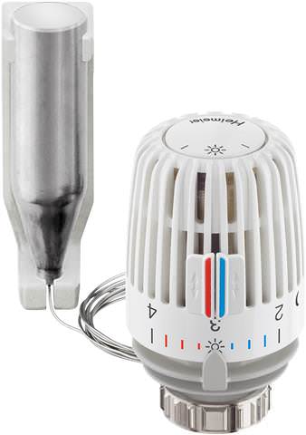 IMI Thermostat-Kopf Heimeier K Standard, weiß, mit Fernfühler, Kapillarrohr 1,25m-6001-00.500