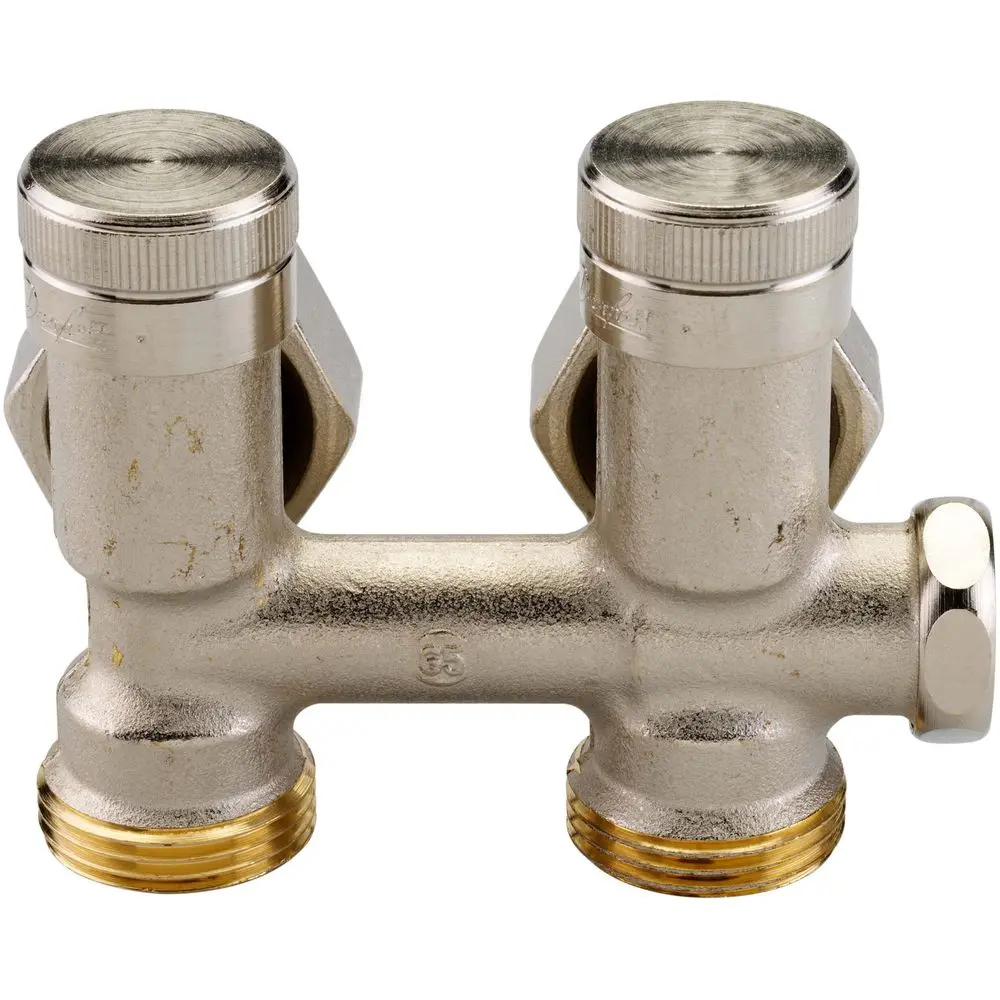 Danfoss Universalverschraubung RLV-K, Eck, G 3/4" x G 3/4", für Ventilheizkörper -003L0283