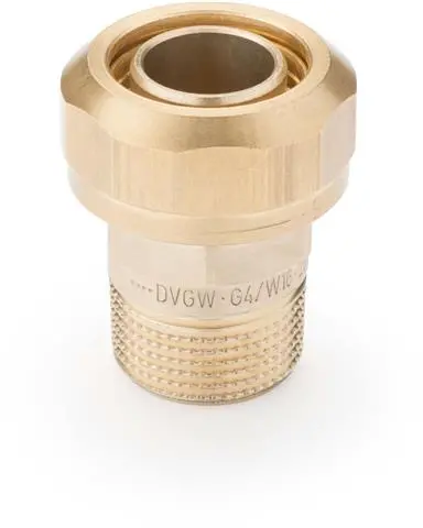 REHAU-Klemmkupplung Übergang AG SDR11, 25 x 2,3 - 3/4" -13106811001