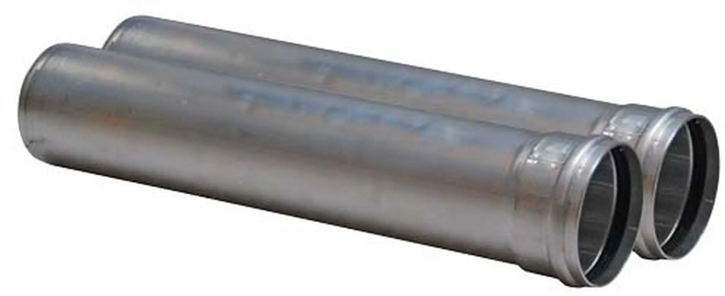 ETA Verlängerung für Pelletseinblasstutzen 1m - Alu 100x2mm mit integrierter Muffe inkl. Dichtung-12207-03