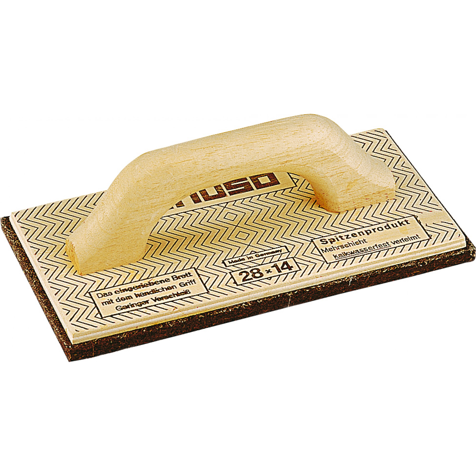 Triuso Mehrschicht-Holz-Reibebrett – 10 mm, 140 x 280 mm 1428TF-1428TF