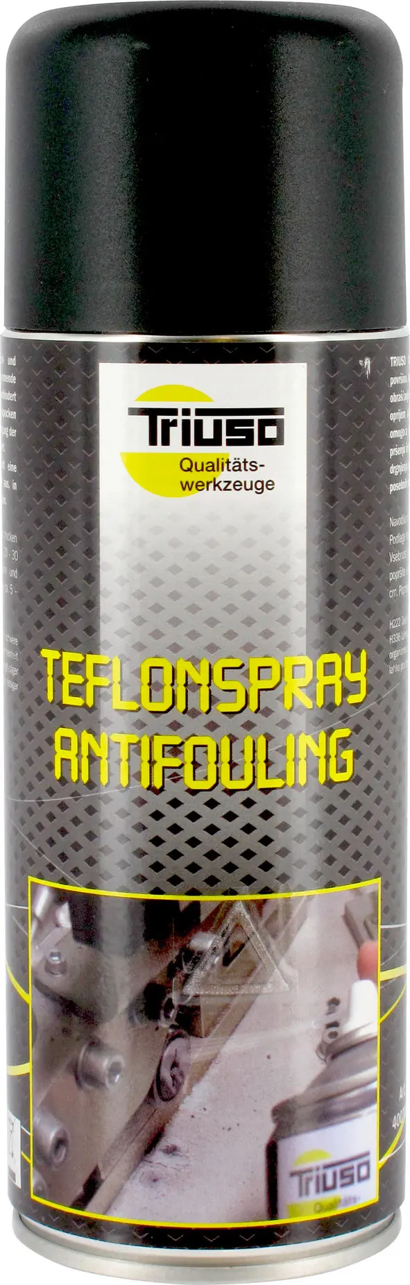 Triuso Teflonspray allgemeine Antihaftbeschichtung, öl- und fettfrei, 400 ml, transparent-400TEFLON Triuso Teflonspray allgemeine Antihaftbeschichtung, öl- und fettfrei, 400 ml, transparent-400TEFLON