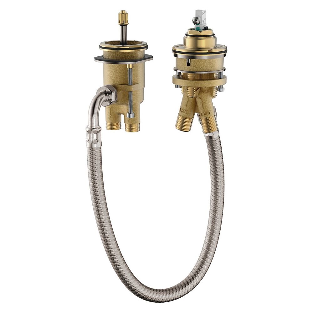 Hansgrohe Grundkörper für Einhebelmischer, für 2-Loch-Wannenrandarmatur-13159180