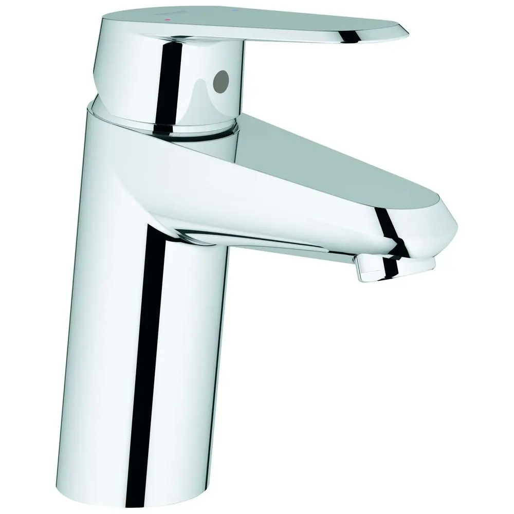GROHE Waschtisch-Einhebelmischer Eurodisc Cosmopolitan 1/2", S-Size, mit Temperaturbegrenzer, glatter Körper, chrom -3246920E