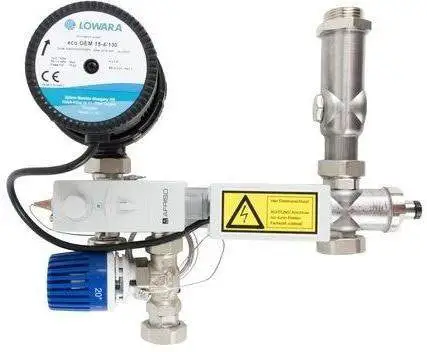 Strawa Regelung FBR 130/6 Einbaulänge 130mm, mit Pumpe, Lowara eco Floor 15-6