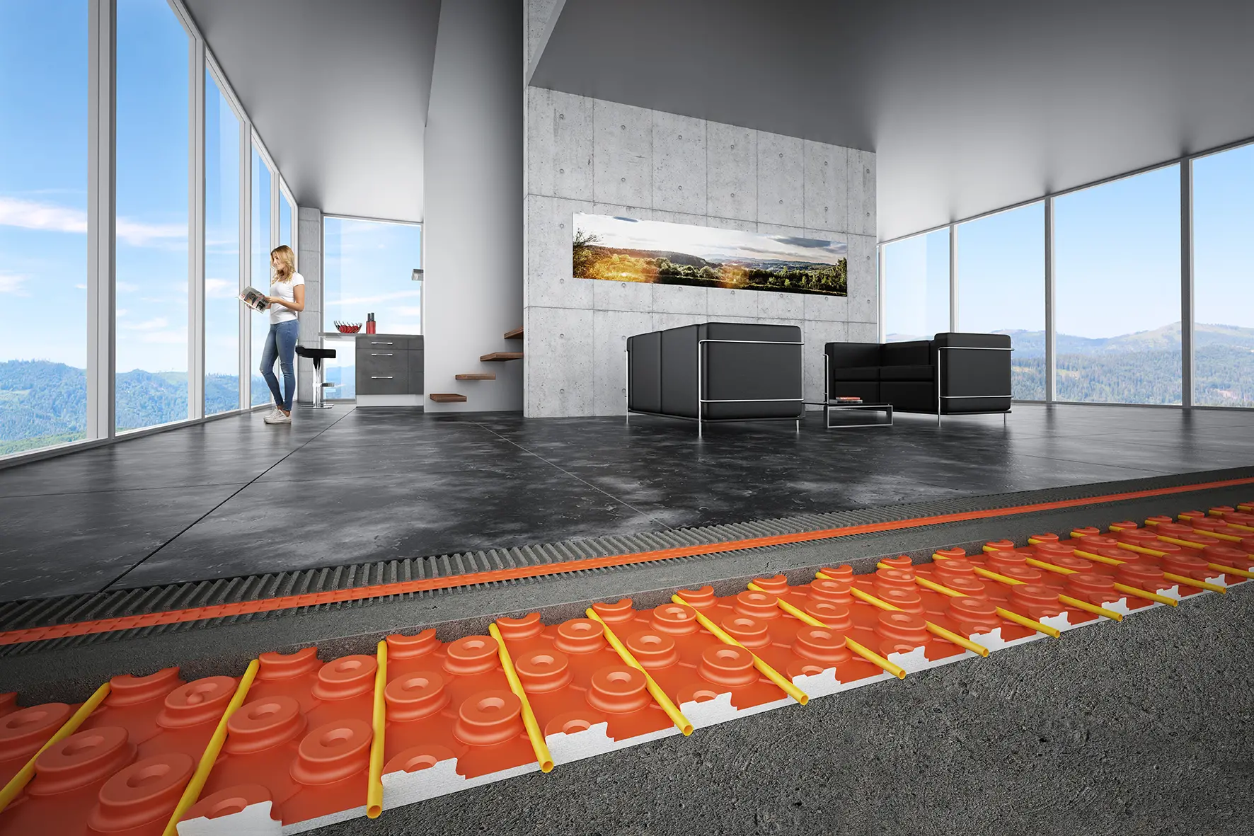 Schlüter-BEKOTEC-ENPF 75,5x106cm Estrichplatte mit Folienüberzug-EN1520PF Schlüter-BEKOTEC-ENPF 75,5x106cm Estrichplatte mit Folienüberzug-EN1520PF