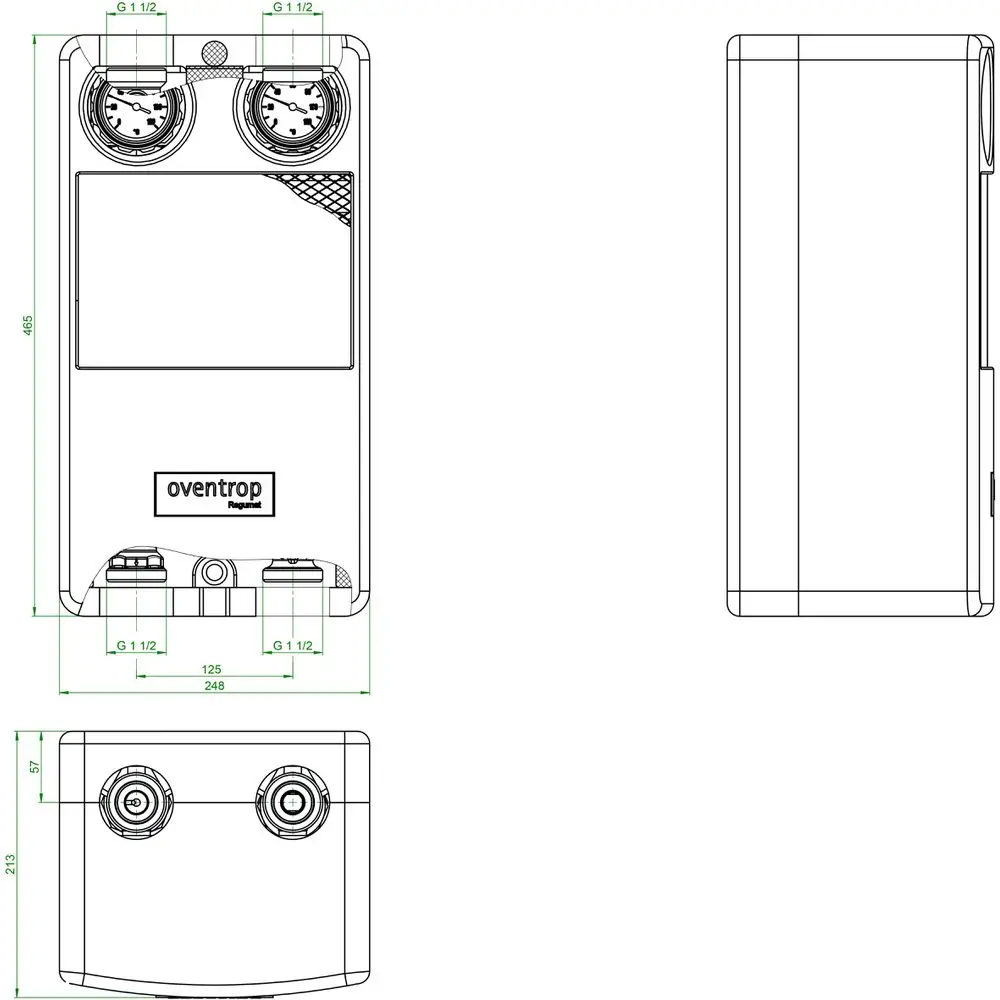Oventrop Kessel-Anbindesystem Regumat M3-180 DN 25, ohne Pumpe, mit Pumpenkugelhahn-1357270 Oventrop Kessel-Anbindesystem Regumat M3-180 DN 25, ohne Pumpe, mit Pumpenkugelhahn-1357270