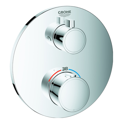 GROHE Fertigmontageset Grohtherm 3000 C chr, UP-Brause-THM mit 2-Wege-Umstellung-24076000