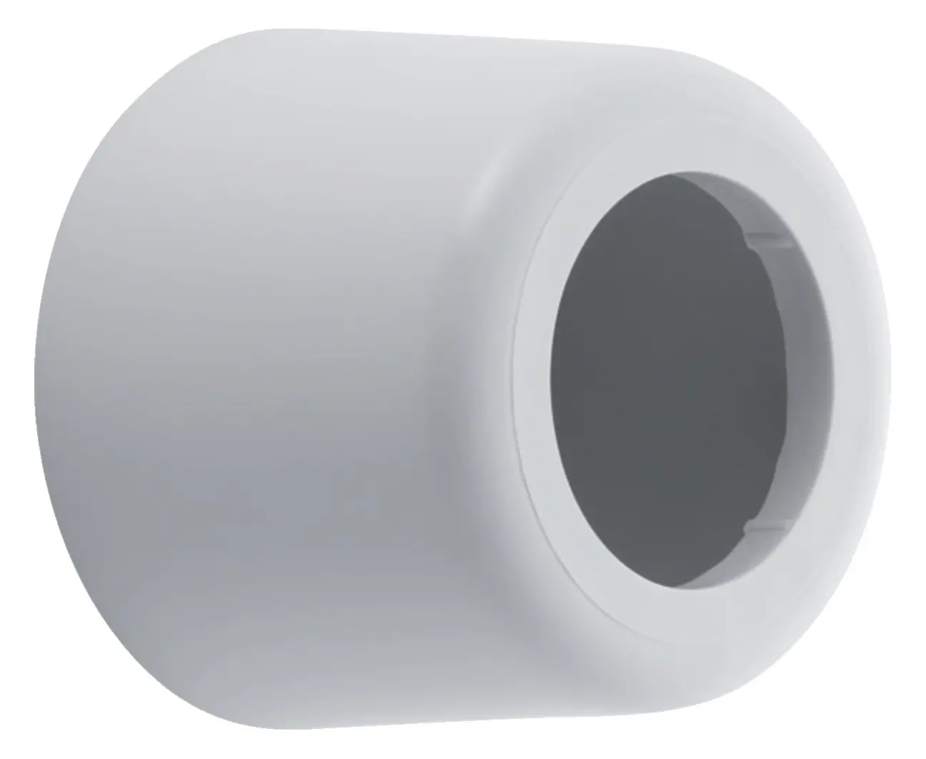 Geberit Wandrosette tief: d=50mm, D=9cm, H=7cm, weiß-alpin 894.094.11.1-894094111