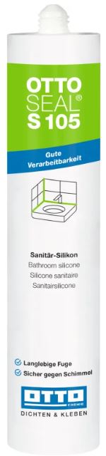 Ottoseal Silikon S105, weiss, a 310 ml-S10504C01