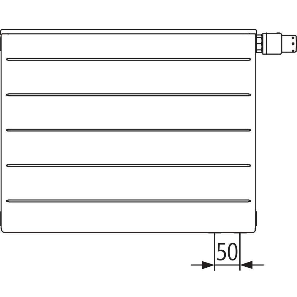 Kermi therm-x2 Line-V Ventilheizkörper-