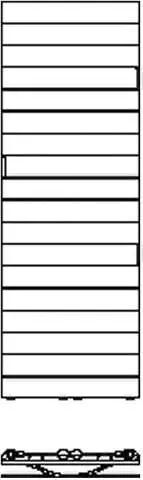 Kermi Design-Heizkörper Tabeo-TBN101500502MXK Kermi Design-Heizkörper Tabeo-TBN101500502MXK