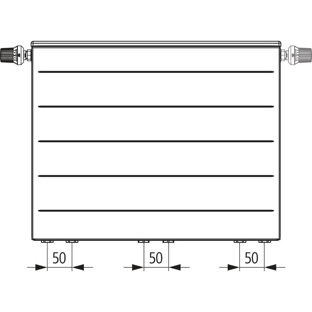 Kermi therm-x2 Line-Vmulti Ventilheizkörper-