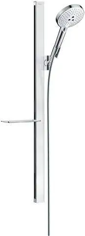 hansgrohe Raindance Select S Brauseset 120 3jet mit Brausestange 150 cm und Seifenschalen-27646000