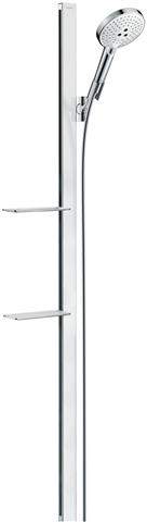 hansgrohe Raindance Select S Brauseset 120 3jet mit Brausestange 150 cm und Seifenschalen-27646000