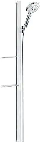 hansgrohe Raindance Select S Brauseset 120 3jet mit Brausestange 150 cm und Seifenschalen-27646000