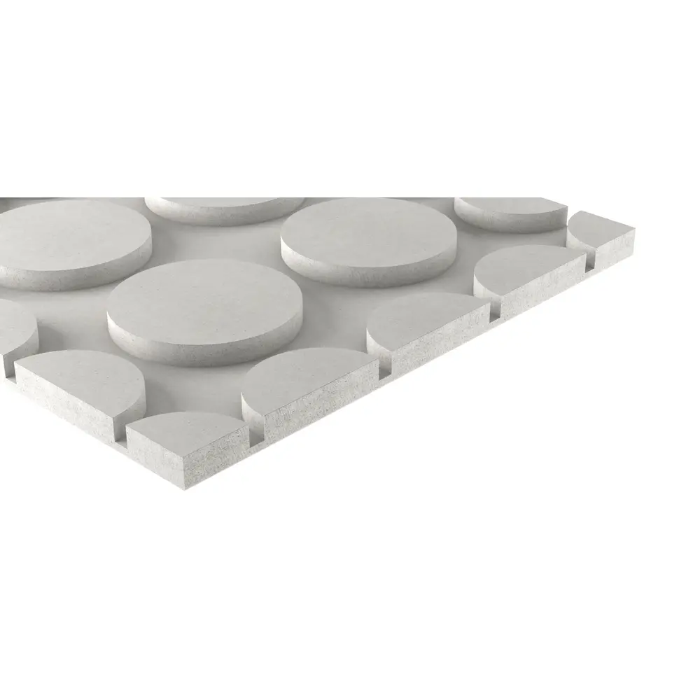 Fermacell Therm25 125 Fußbodenheizelement 500x500x25mm, Rundnuten-76412