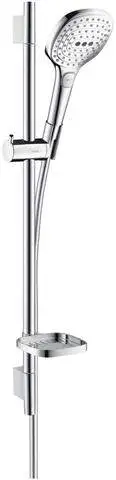 Hansgrohe Brauseset Raindance Select E 120 3jet, mit Brausestange Unica S Puro 900 mm und Seifenscha-26621000