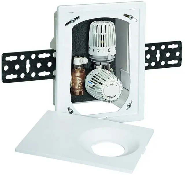 Heimeier Einzelraumregelung Multibox K-RTL  UP, mit Thermostatventil und Rücklauftemperaturbegrenzer, weiß -9301-00.800