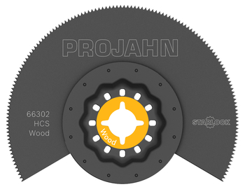 Projahn HCS Segmentsägeblatt für Multitool Starlock für Holz, Zahnteilung 1,4 mm, Ø 85 mm-66302