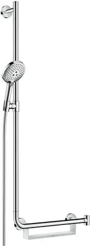 Hansgrohe Brauseset Raindance Select S 120 mit 110 cm Brausestange links Unica Comfort, chrom-26324000