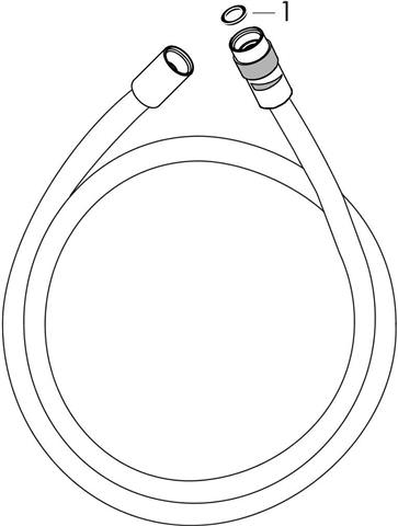 Hansgrohe Brauseschlauch Isiflex-28249000