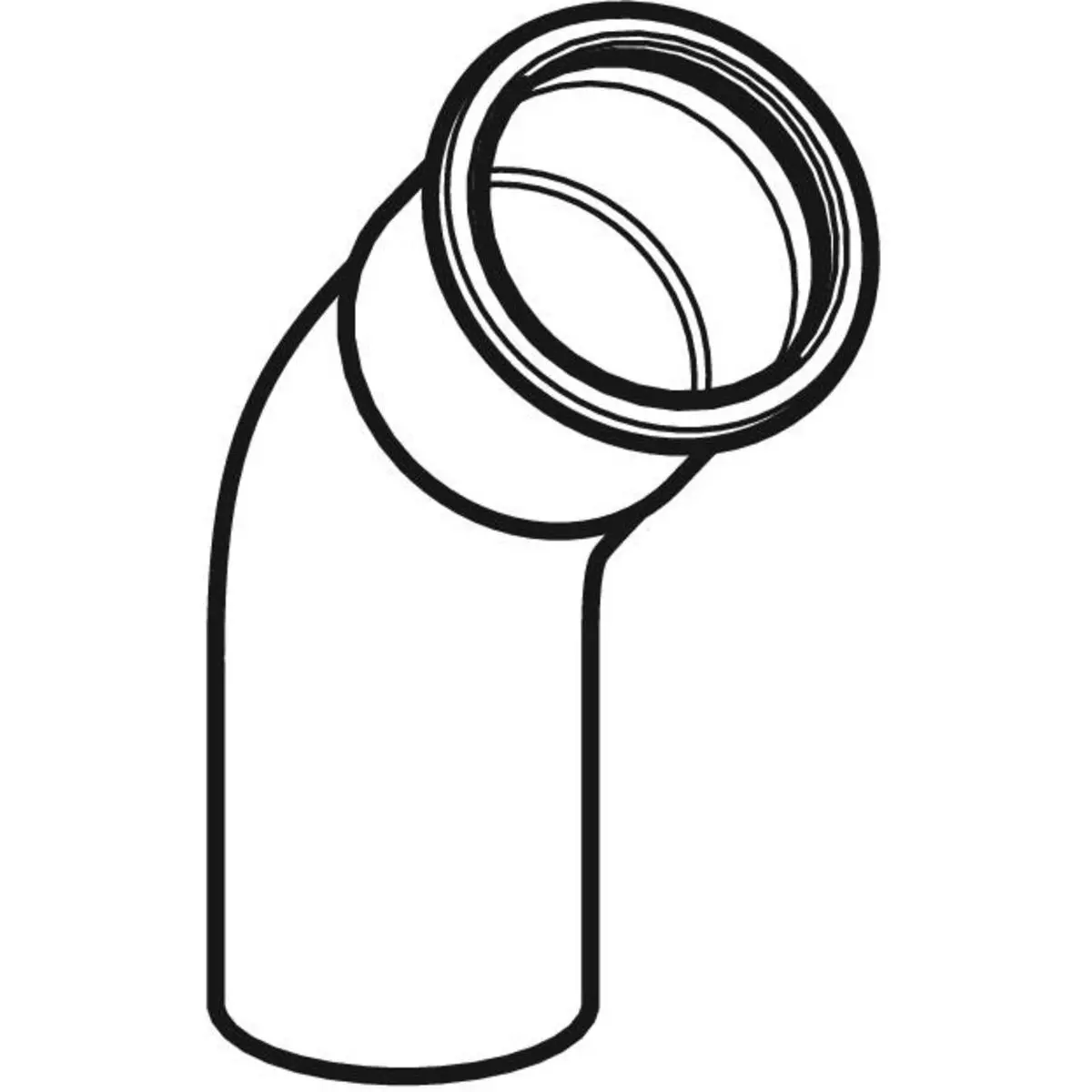 Geberit Bogen 45° mit Einschubende Mapress Kupfer-60702 Geberit Bogen 45° mit Einschubende Mapress Kupfer-60702