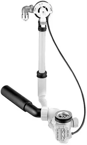 HANSA Einbauset HANSAFILL für Wannen-Zu-/Ablaufgarnitur, chrom-5160100