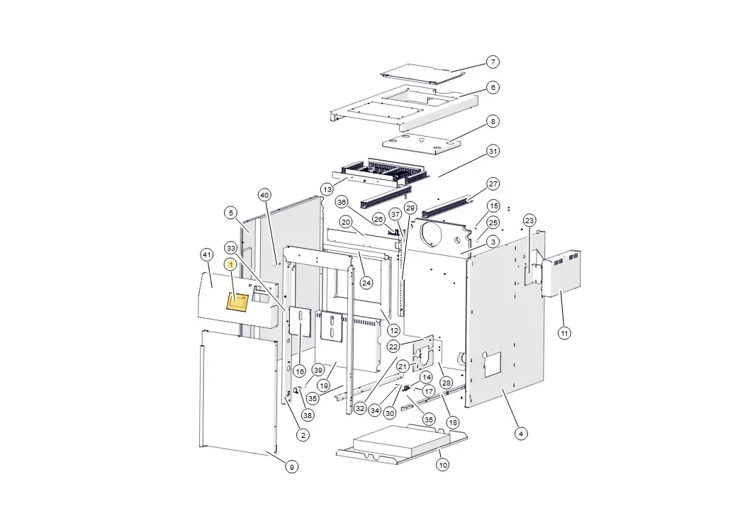 ETA Heiztechnik Bedienteil BE-P Austausch-001-5490-03-E ETA Heiztechnik Bedienteil BE-P Austausch-001-5490-03-E