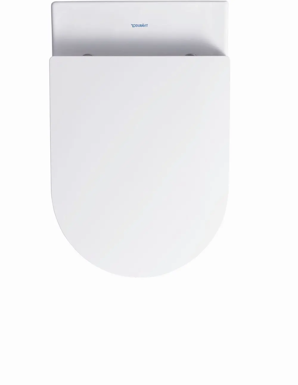 Duravit Wand-Tiefsp.-WC Set Me by Starck weiß, Rimless, Durafix, mit WC-Sitz-45290900A1