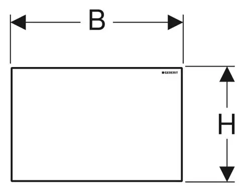 Geberit Abdeckplatte Sigma-115768111