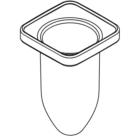 hansgrohe Becher Axor Urquiola WC Bürstenhalter-95419000 hansgrohe Becher Axor Urquiola WC Bürstenhalter-95419000