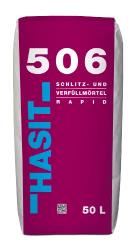 Hasit 506 Schlitz-u. Verfüllmörtel rapid 50 ltr z. Verfüllen v. Wandschlitzen, Install.-u.Kabelsch-2000065761