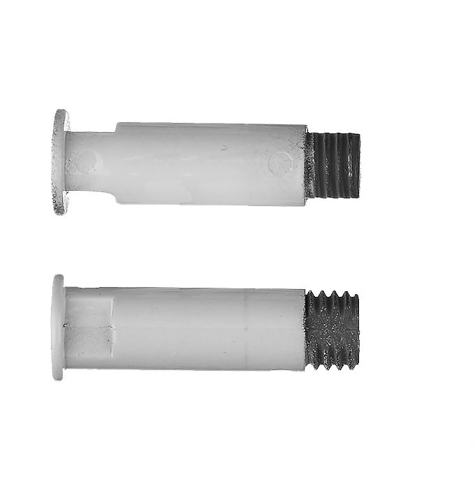 Kermi Aufhängebolzen-Set weiß, Wandabstand 83-97mm, 2 Stück-ZB01300001