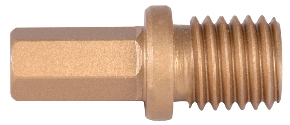 Schraubengewinde, Gewindeanschluss, Bronze/Messing, Fließende Länge, Stiftschnitt,