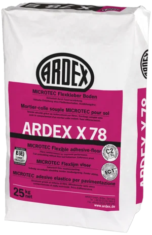 Ardex X78 Microtec-Flexkleber Boden, C2 a 25 kg Sack-54065/0