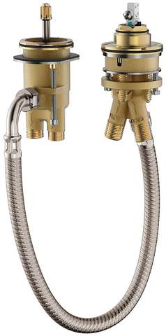 Hansgrohe Grundkörper für Einhebelmischer, für 2-Loch-Wannenrandarmatur-13159180